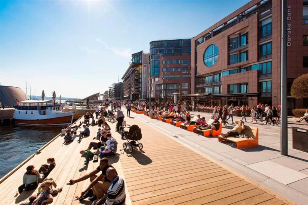 Apartamento Tjuvholmen / Aker Brygge - Most Expensive Area In Oslo! Exterior foto